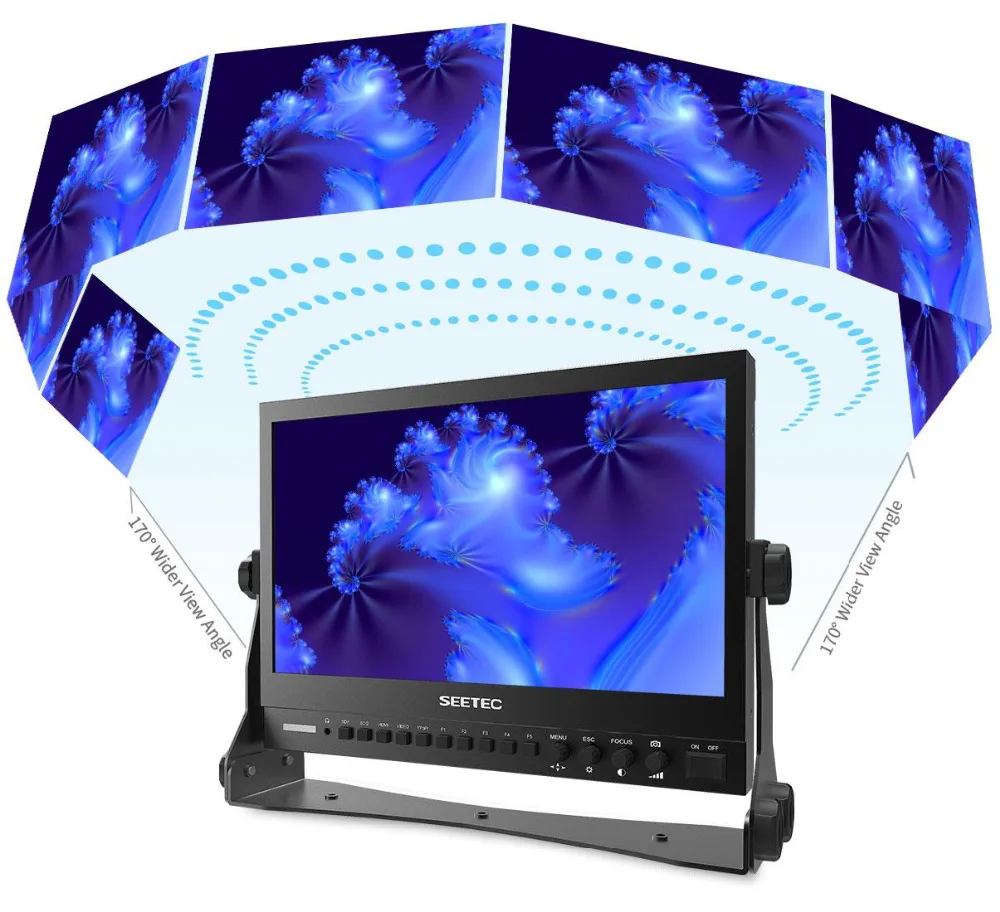 Discount Seetec P133-9DSW 13.3 Inch IPS FHD 1920x1080 Broadcast Monitor with 3G-SDI/HDMI Waveform/Vector Professional Desktop LCD Monitor 15