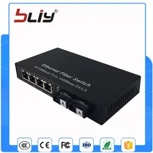2G4FEP 2 gigabit fiber port to 4 port poe switch poe powered switch with single fiber