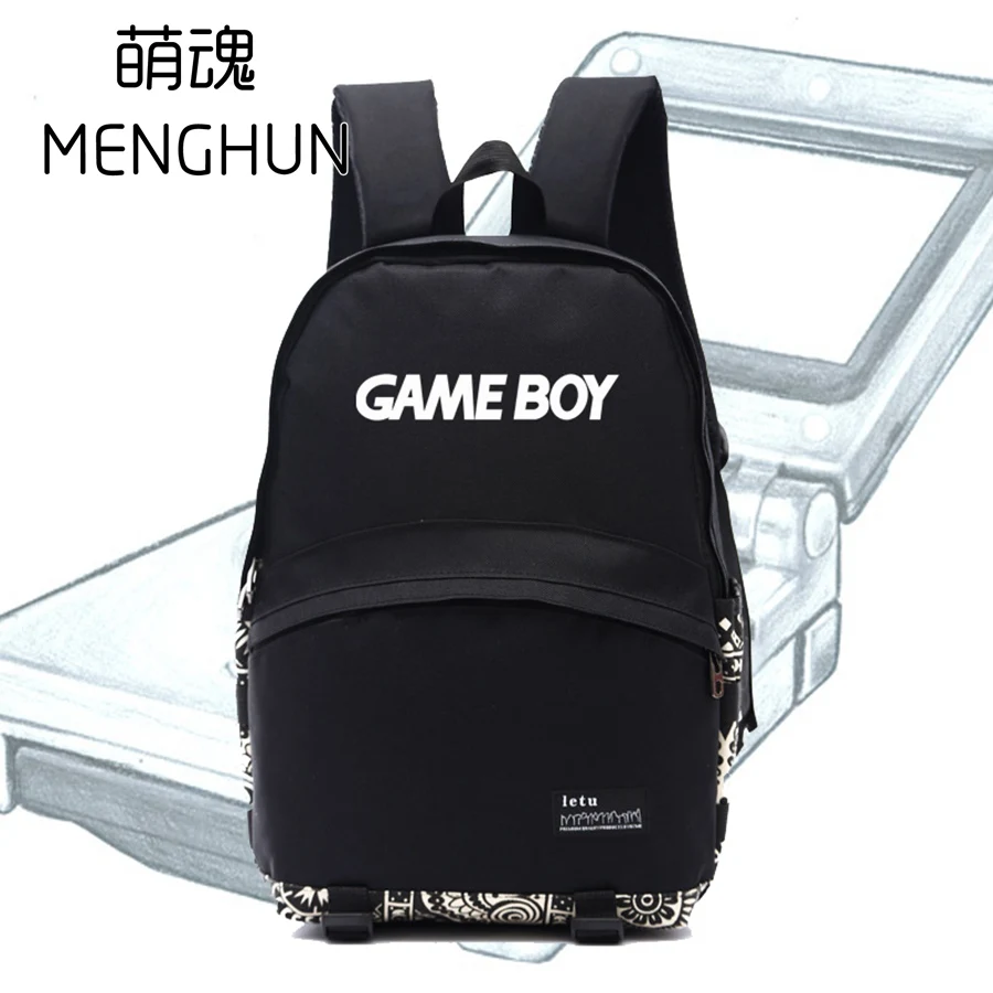 Retro game console handheld Game boy concept backpacks classical retro game fans backpack gift