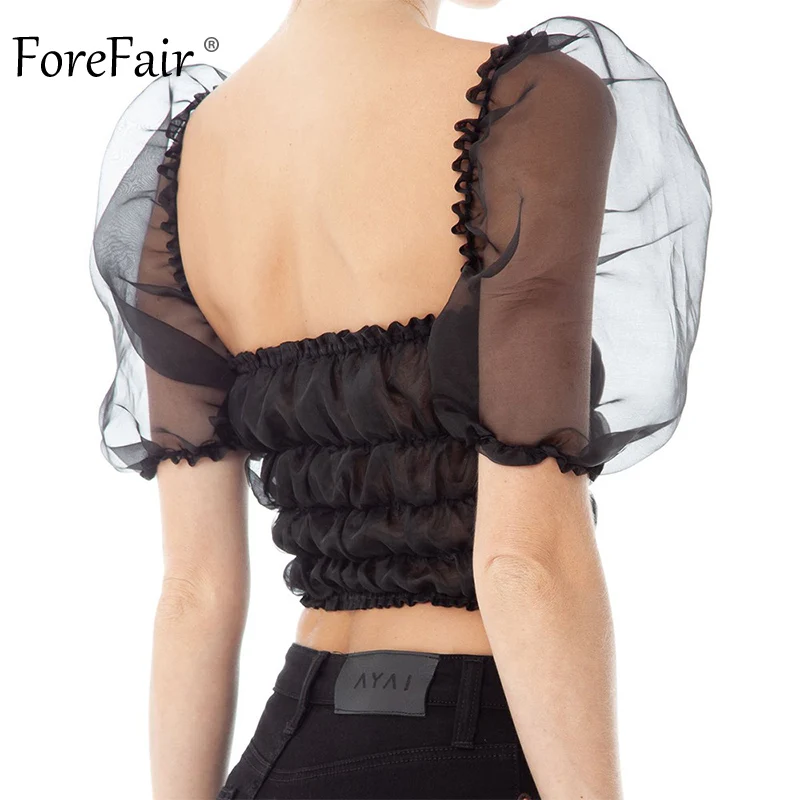 Forefair Lace Top Sexy Summer  (11)