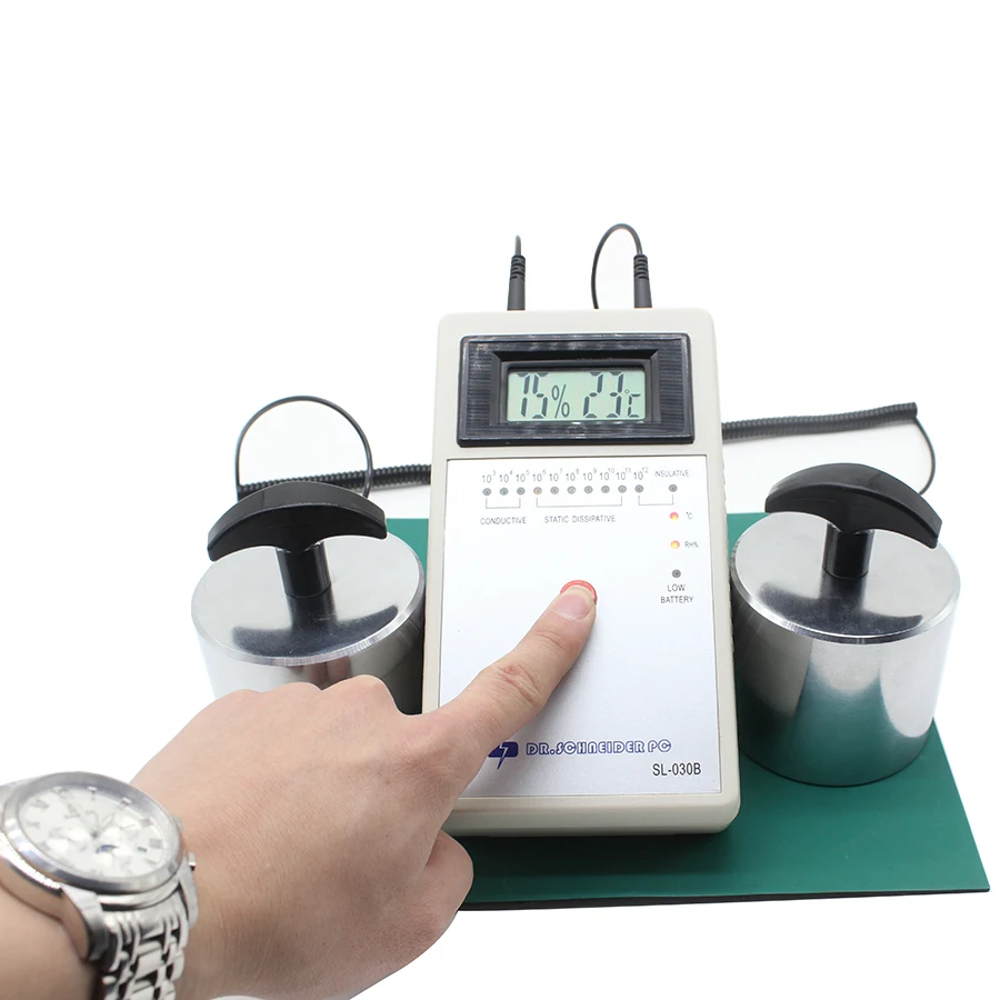 

SL-030B Test Equipment Electrostatic Field Meter Static Surface Resistance Tester with Hammers