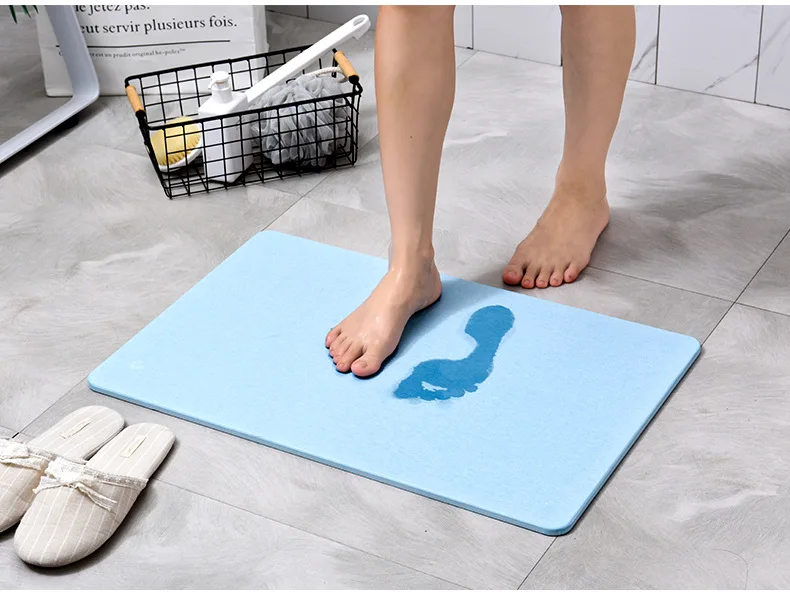 Диатомовый коврик для ванной, Быстросохнущий абсорбирующий коврик для ванной комнаты, прочный коврик для заземления, двери ванной, душа, коврики для ванной, ковер для туалета