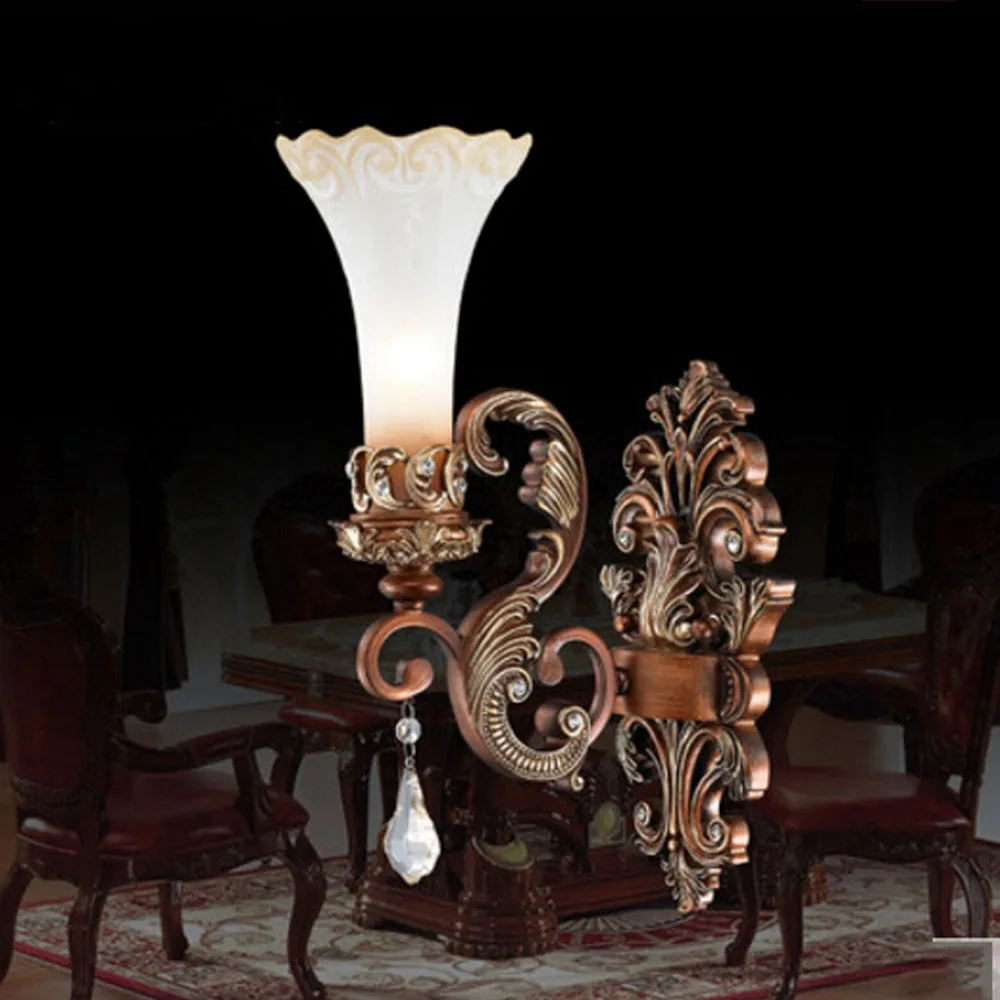 

2017 New Products European Style Crystal Wall Lamp E14 Indoor Lighting Living Room Dining Room Bedroom Vintage Wall Sconces