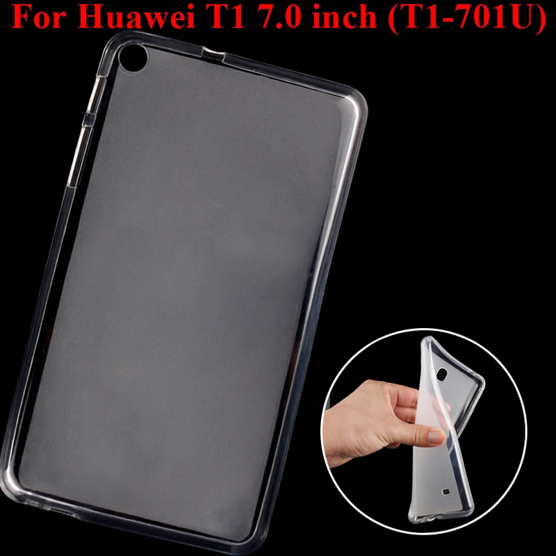 Мягкий желеобразный чехол для Huawei MediaPad T1 7 0 дюйма искусственная яркость из ТПУ и