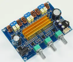 Сборки двойной чип TPA3116 2,1 Hi-Fi Цифровой Мощность усилитель доска 100 Вт + 50 Вт * 2 новых