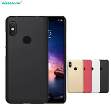For xiaomi redmi Note 6 pro case Nillkin Super Frosted Shield Case Back Cover PC Hard matte Plastic Back Protective Cases protective super slim plastic back case for iphone 5 deep pink