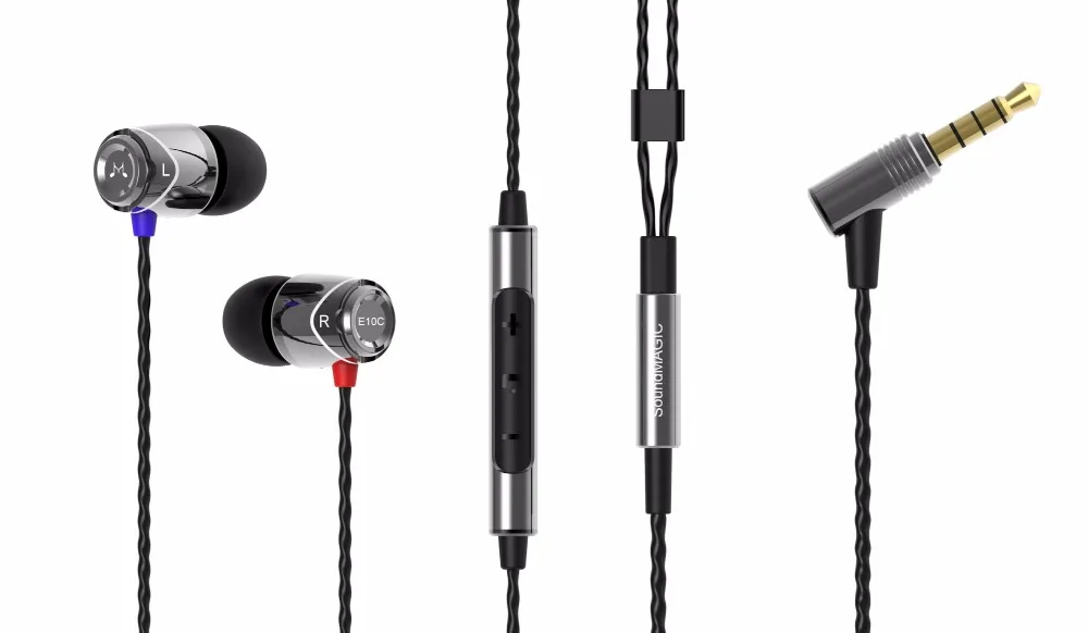 Новые оригинальные бас Hifi Soundmagic E10C в ухо наушники идеально подходят для мобильных телефонов наушники шумоизолированные MP3