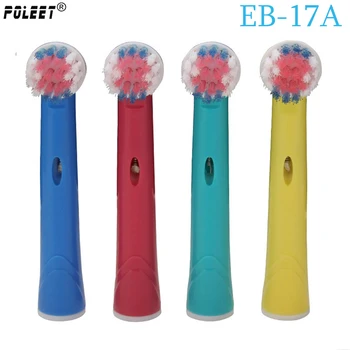 

DHL Shipping 400Pcs/Lot Multicolor EB-17A EB17A Electric Toothbrush Replacement Head For Oral BY Toothbrush head Soft Bristles