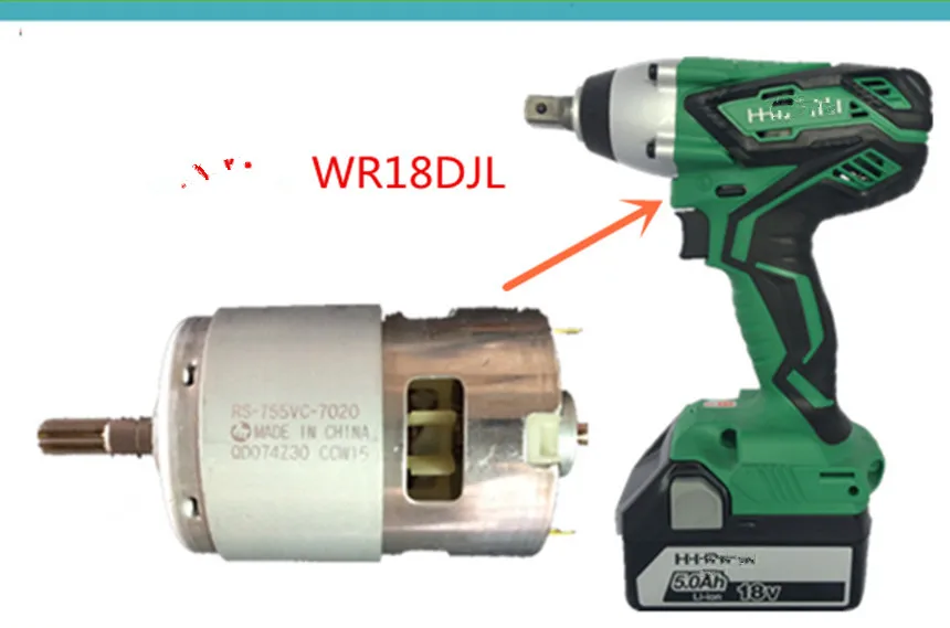 18V Motor Parts 336628 For HITACHI WR18DJL WH18DJL WH18DGL