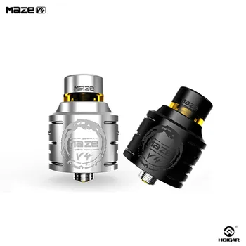 

Original Hcigar Maze V4 Atomizer Replaceable vaporizer 24mm RDA Dual coil building Atomizer Match with BF Pin Upgraded