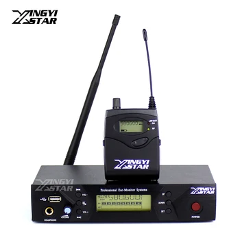 

Professional Monitoring Wireless In Ear Headphone Stage Monitor System USB Transmitter & Beltpack in Earphone For EK300 IEM G3