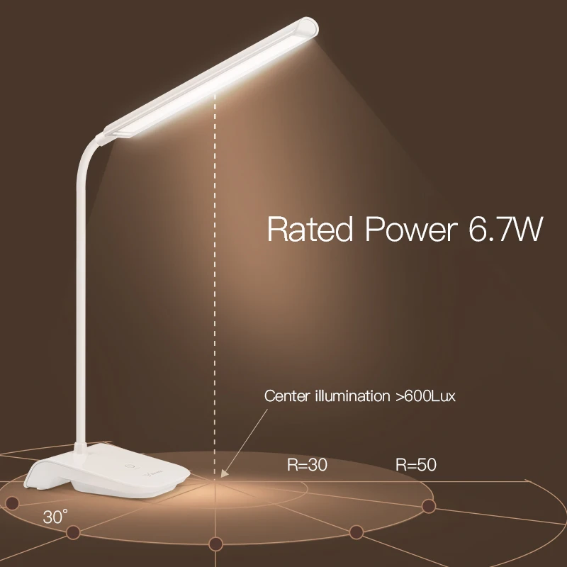 

YAGE gooseneck lamp reading light usb 22 led desk clip led lights touch switch lamp with clip Removable lamp bending lamp