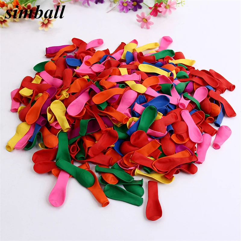 Hot 100pcs/lot No3 Small Balloon Gun Target Apple Latex Balloon