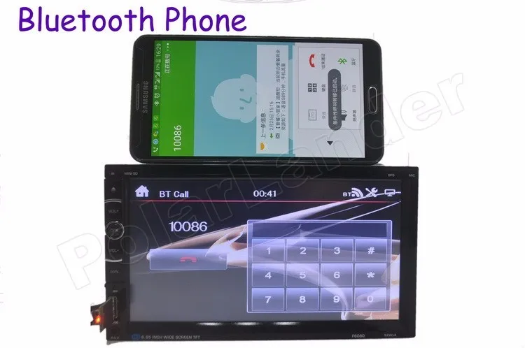 Discount Support AM FM RDS 2 DIN Car DVD Player MP4 MP5 Touch Screen Bluetooth TF Auxin 6.95