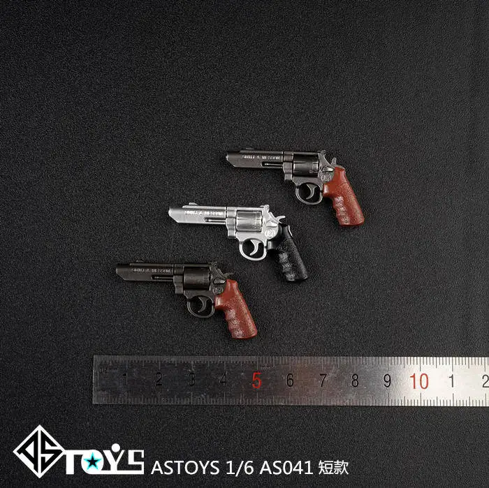 1:6 Finished M&P Revolver Gun Weapon Model 12 inch Action Figure Accessories Soldier Figure Scene 6 Stypes