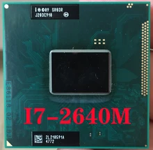 Процессор SR03R Intel Core, гнездо для ноутбука G2 rPGA988B, 100% рабочий процессор, I7 2640M
