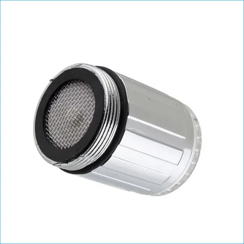 Светодиодные фонари для смесителей, светодиодные аэраторы крана, термостат три цветной адаптер, смеситель для кухни и ванной интерфейс, J14179