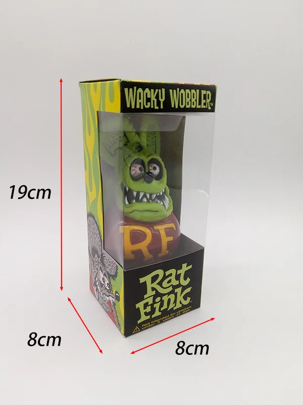 Best Seller 1pcs High Quality Punk Rf Rat Fink Action Figure Doll 17 5cm 5 Styles Terror Cartoon Halloween Key Chain D12 67 The Toys Coast 32