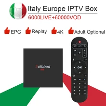sofobod Android 7.1 S905 Smart TV Box&italy super iptv subscription Germany Albania Turkey bein sport netflix ExYu adult iptv