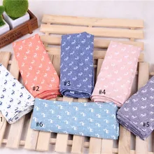 Новинка года, милый олень животное Принт, детский шарф с жирафами шарф из хлопка и льна с принтом Moose, рождественские подарочные шарфы