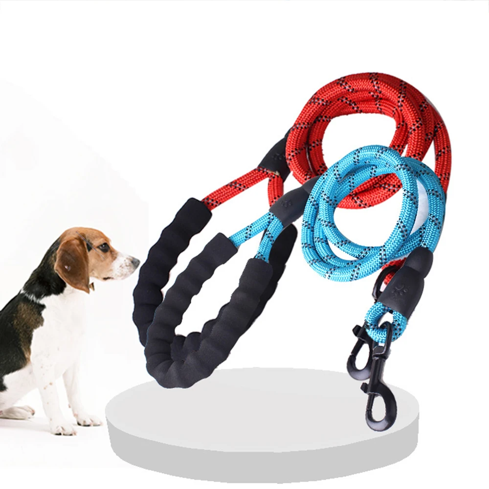 1Pc Dog Cat Kitten Leashes Reflective Strip 3 Color Cute Adjustable