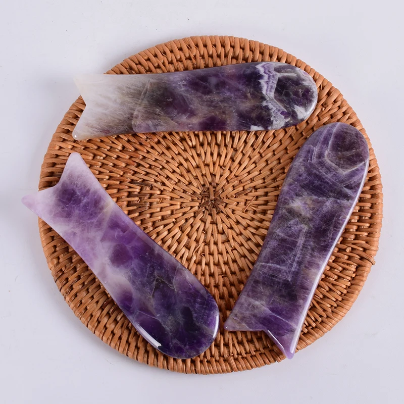 Massage Tool China Traditional Stone Facial Gua Sha Natural Amethyst Tools SPA Acupuncture Scraping Healing Gemstone Health Care Massage Tool China Traditional Stone Facial Gua Sha Natural Amethyst Tools SPA Acupuncture Scraping Healing Gemstone Health Care