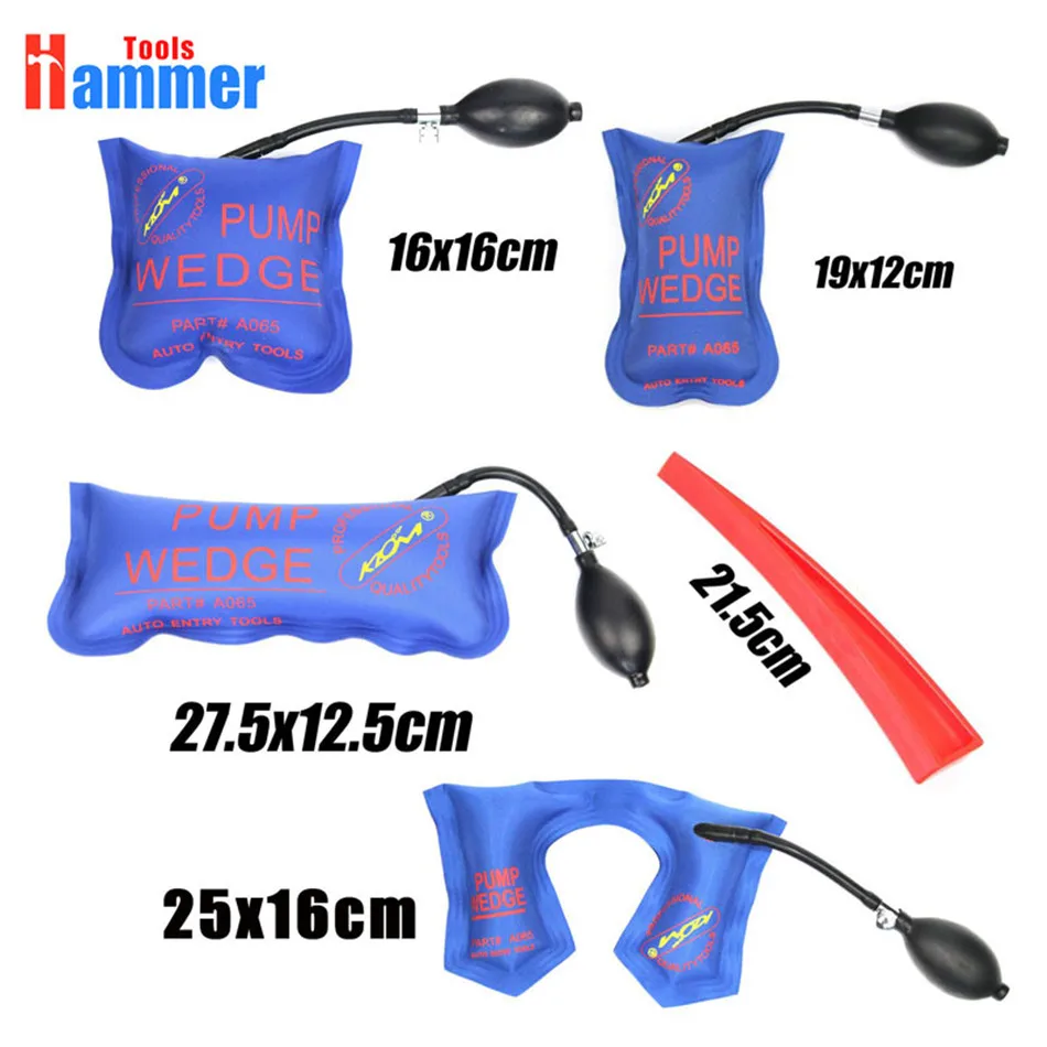 

Pump Locksmith Tools PDR KING tools Auto Air Wedge Airbag Pick Set Open Car Door