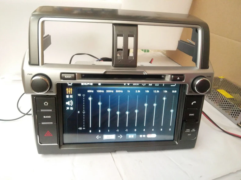 Discount 9" two din android 9.0 car dvd player for TOYOTA PRADO LC950 PRADO 950 2014-2016 with 8core 4G RAM 32G ROM audio autoradio 10