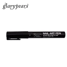 1 шт, ручка для дизайна ногтей, черный цвет, рисунок, Гель-лак, живопись, лак для ногтей, маникюр, сделай сам, инструмент для украшения ногтей, высокое качество#02
