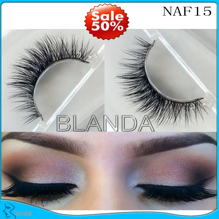 

IN USA 100pairs Makeup Eyelash 3D Mink Lashes Fluffy Soft Wispy Volume Natural long Cross False Eyelashes Reusable Eyelash