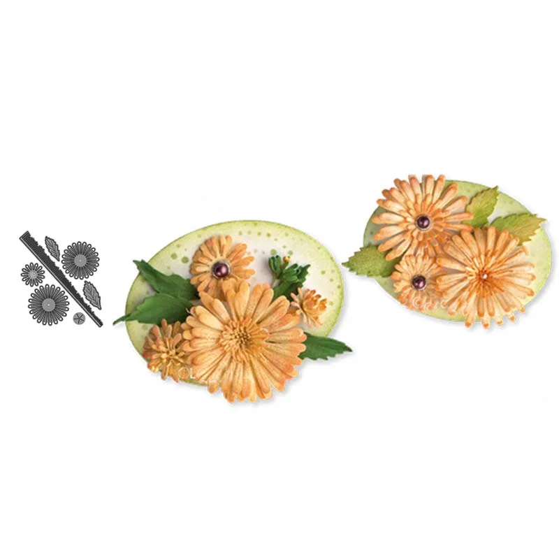 

New Design Metal Cutting Dies cut die flower decoration Scrapbooking Album Paper DIY Card Craft Embossing Die Cuts