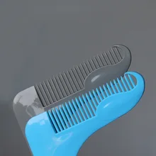 Лидер продаж! 100 шт. борода гребень Bro формирование Инструменты для Для мужчин джентльмен волос Кисточки Стрижка бороды отделкой шаблон ABS формирование гребень