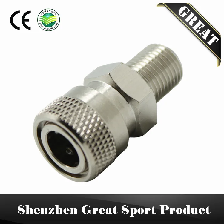 2 pcs/lot 1/8BSP & 1/8NPT & M10*1 Paintball PCP Charging Hose Stainless