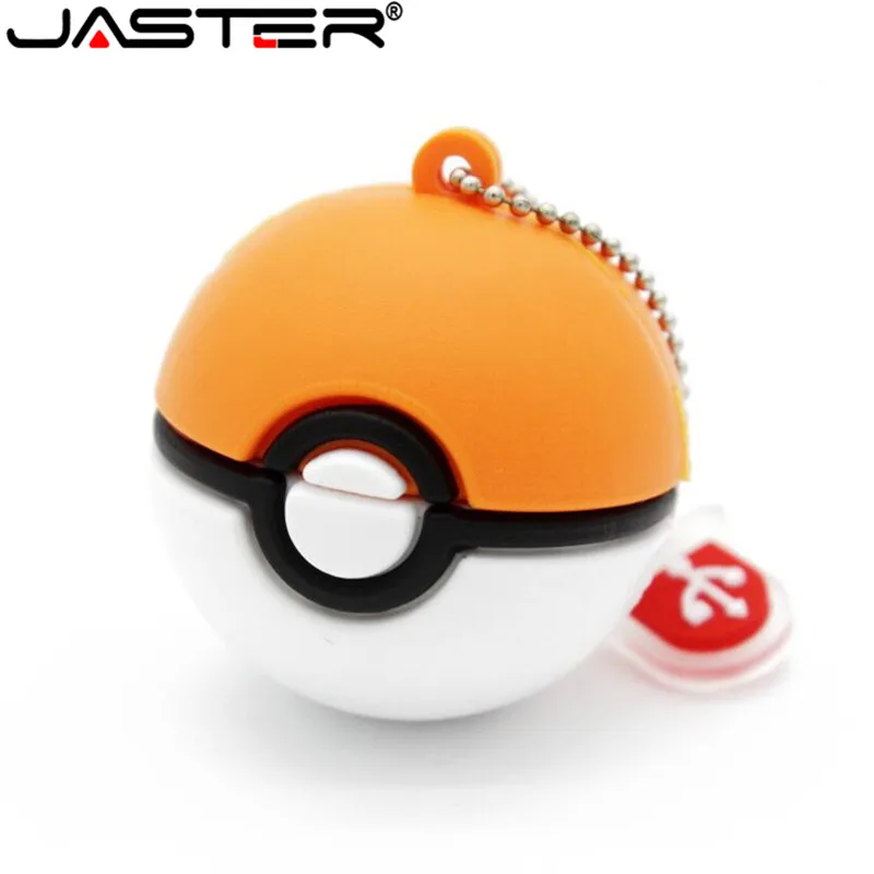 JASTER Pokemon usb флеш-накопитель Pocket Monster Poke Ball Pikachu Флешка 4 ГБ 16 ГБ 32 ГБ 64 ГБ u диск memory stick модная