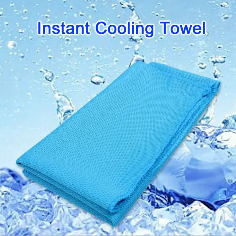 

1X Instant Cooling Ice Towel Sports Towel Headband Travel Riding Gym Dry Quickly For Yoga Gym Sport Golf Hiking Running