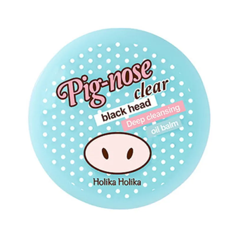 Прозрачный масляный бальзам для глубокого очищения носа HOLIKA Pig 25 г средство