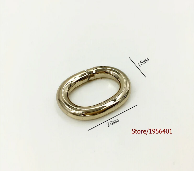 

3/4''x5/8''High quality Lighter Gold Ring for Bag parts Bag hardware accessories, Shoes, Buckle belt parts Special Rings