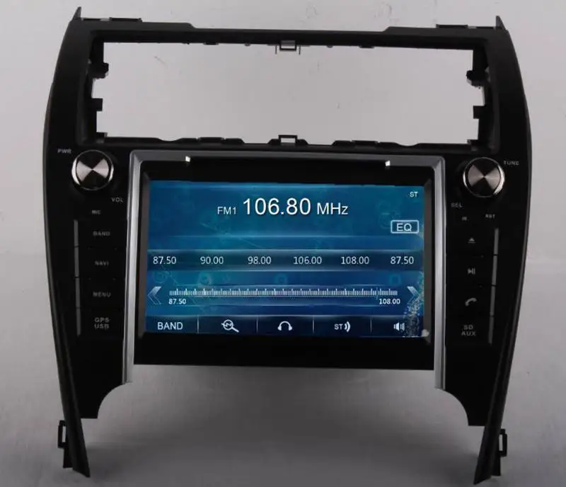 Discount 8" In-Dash Car DVD player with GPS(optional),audio Radio stereo,USB/SD,AUX,BT/TV,car multimedia headunit for Toyota CAMRY 2012 1