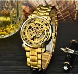2018 спортивный дизайн ободок золотые часы Для мужчин s часы лучший бренд класса люкс Montre Homme Часы механические часы Для мужчин часы relojes