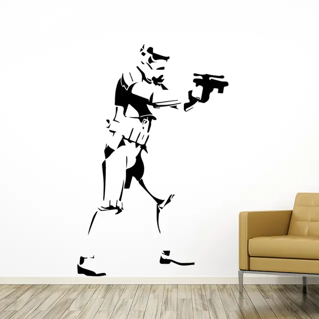 Star Wars Gamer Removable Wall Stickers For Room Home Decor Art Vinyl Gaming Room Decals Boys Bedroom Decoration