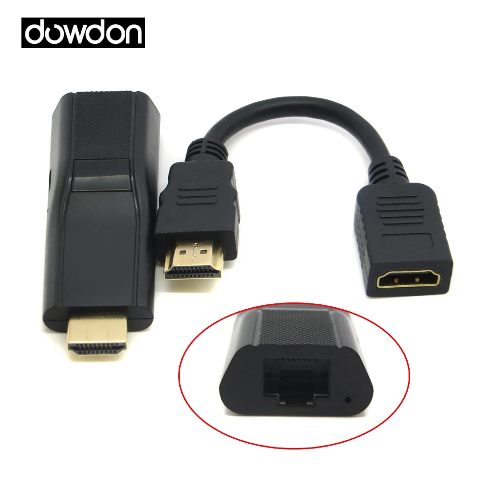 무선 HDMI 어댑터 화면 미러 DLAN 스트림 어댑터 HDMI-이더넷 포트, iOS/ Mac OS/ Windows/ 안드로이드 용
