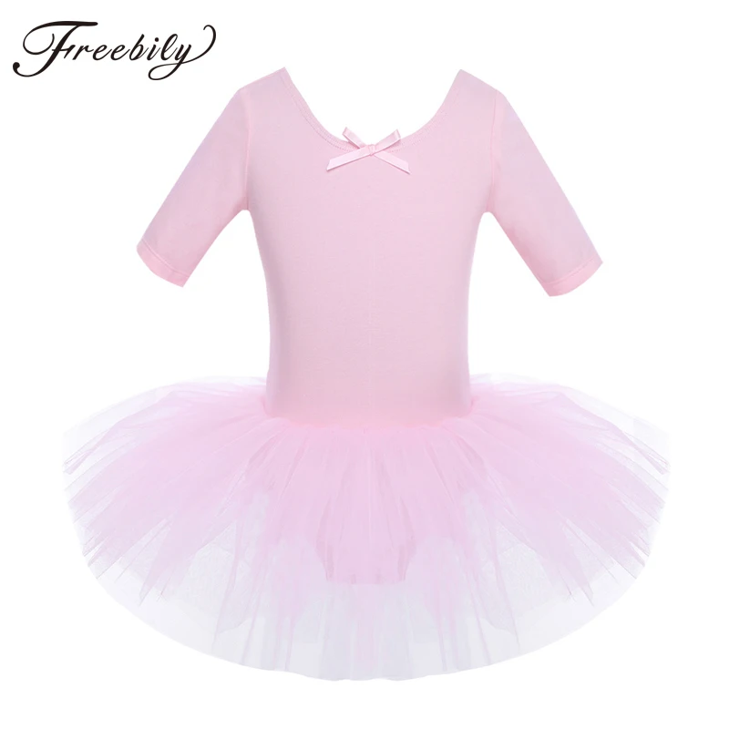 

Teen Kids Girls Party Ballet tutu Tulle Dress Dancewear Girl Dance Gymnastics Leotard Dress Ballerina Lyrical Dance Costumes