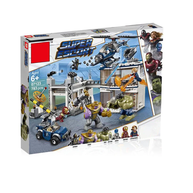 Legoing marvel Super Heroes Lepining 07120 07121 07122 07123 Всадники атаки War Machine Avengerss Ultimate квинджет