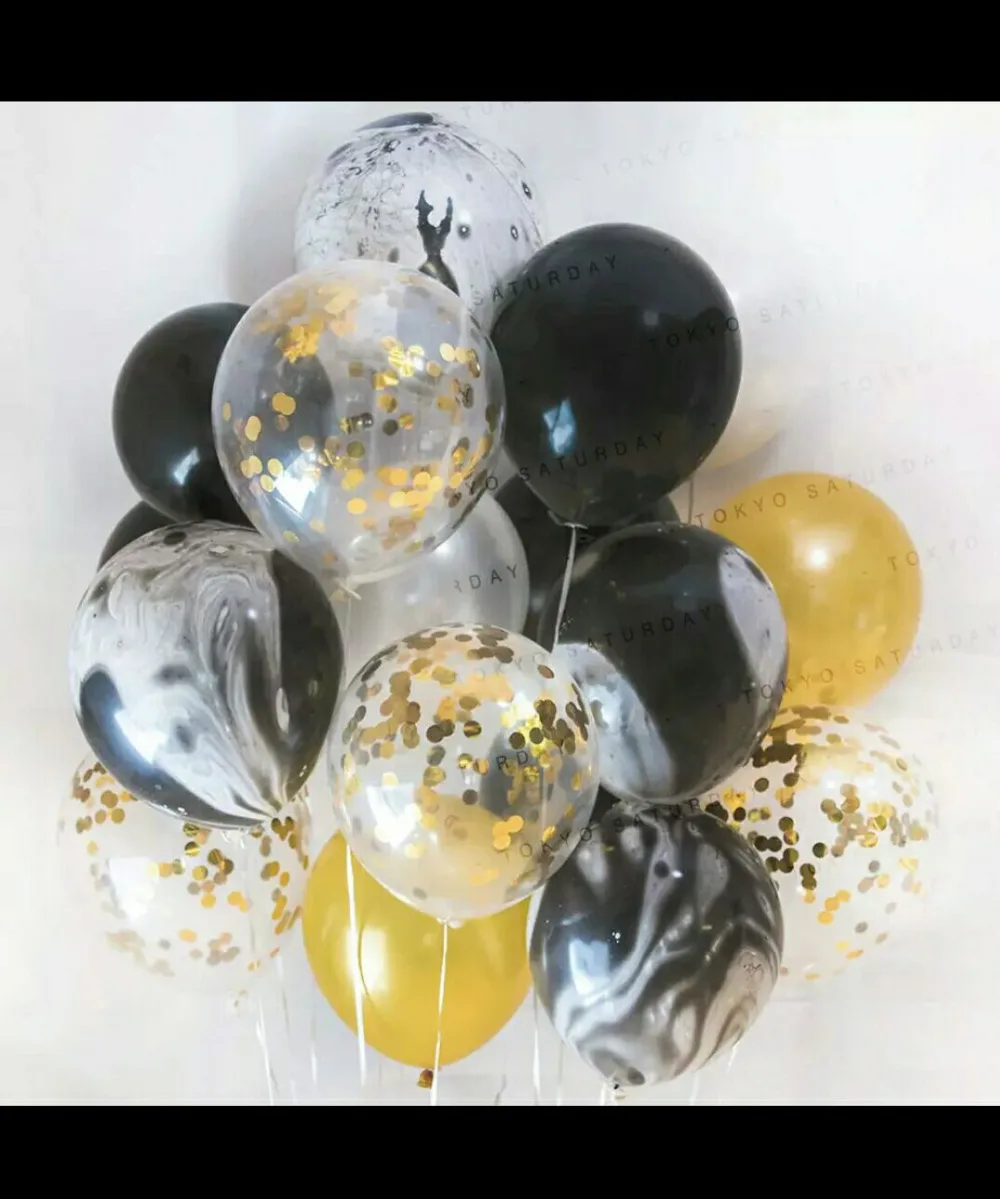 15 шт./лот красочные конфетти мраморные шары реквизит для детские украшения для вечеринки свадьба поставок шарики на день рождения