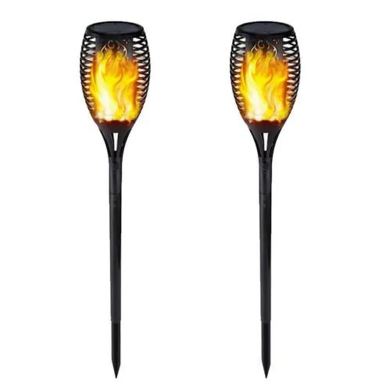 96 Светодиодный s Солнечная пламя мелькать сад лампа Torch Light IP65 прожекторы пейзаж декоративная светодиодная лампа для сада путей