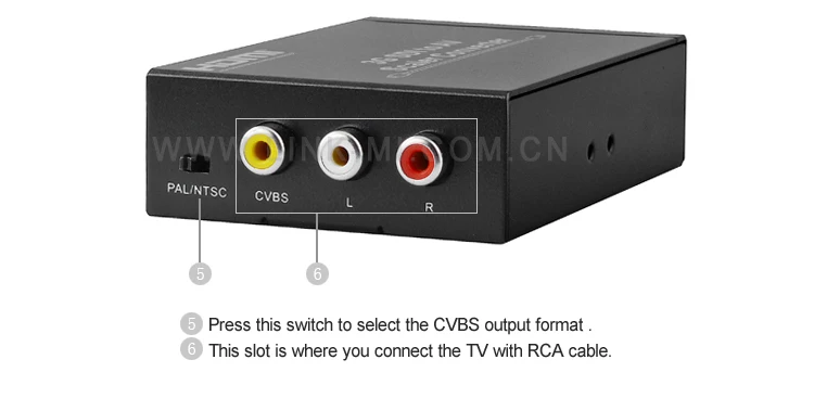 LINK-MI LM-SAV1 SDI в AV/CVBS скалер конвертер с автоматическим видео режимом обнаружения(3g/HD/SD) по av-кабелю для HDTV