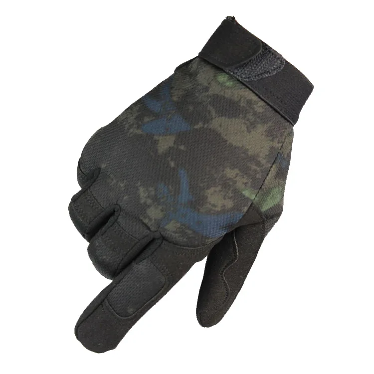 Уличные тактические перчатки армейские военные велосипедные походные альпинистские стрельбы Пейнтбольные камуфляжные спортивные перчатки с полным пальцем - Цвет: 8