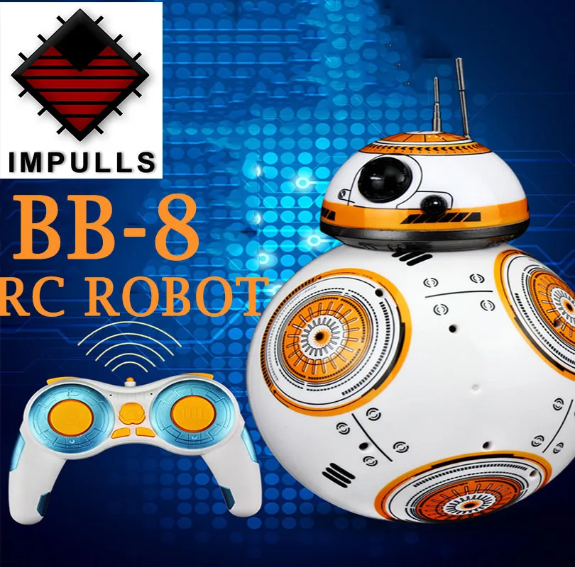 

BB-8 Ball Star Wars RC Action Figure BB-8 star war rc Robot 2.4 G Remote Control Intelligent Robot Model Kids Toy Gift FSWB