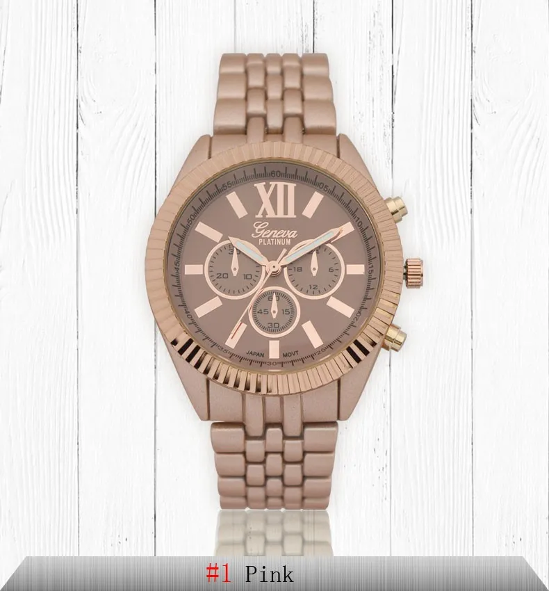 Geneva стильные матовые часы-браслет, известный бренд, женские часы, женские часы, модные наручные часы