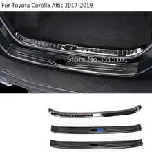Автомобильный Стайлинг внешний задний бампер отделка багажника внутренняя пластина педаль для Toyota венчик Альтис